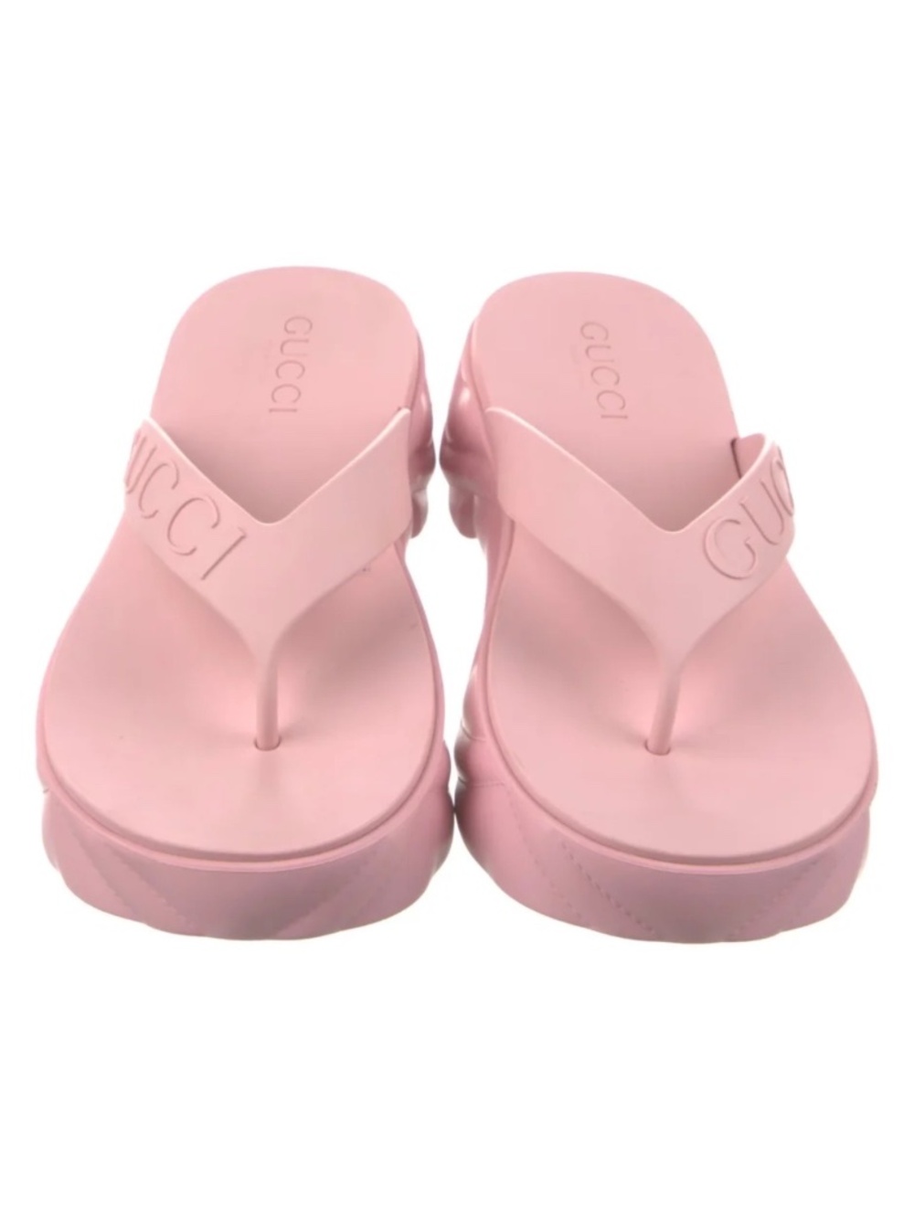Gucci rubber thong sandal